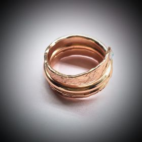 Crystal Embedded Wrap Around Ring