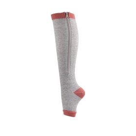 3 Pairs Copper Compression Sock Compression Stockings zipper compression sock with zip chaussette de compression medias de compresion (Color: e, size: L XL)